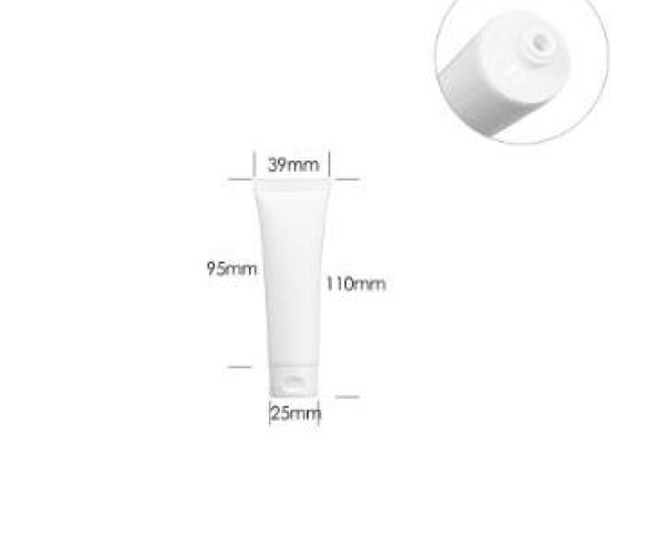 Kosmetiktube 30ml, weiss-matt,